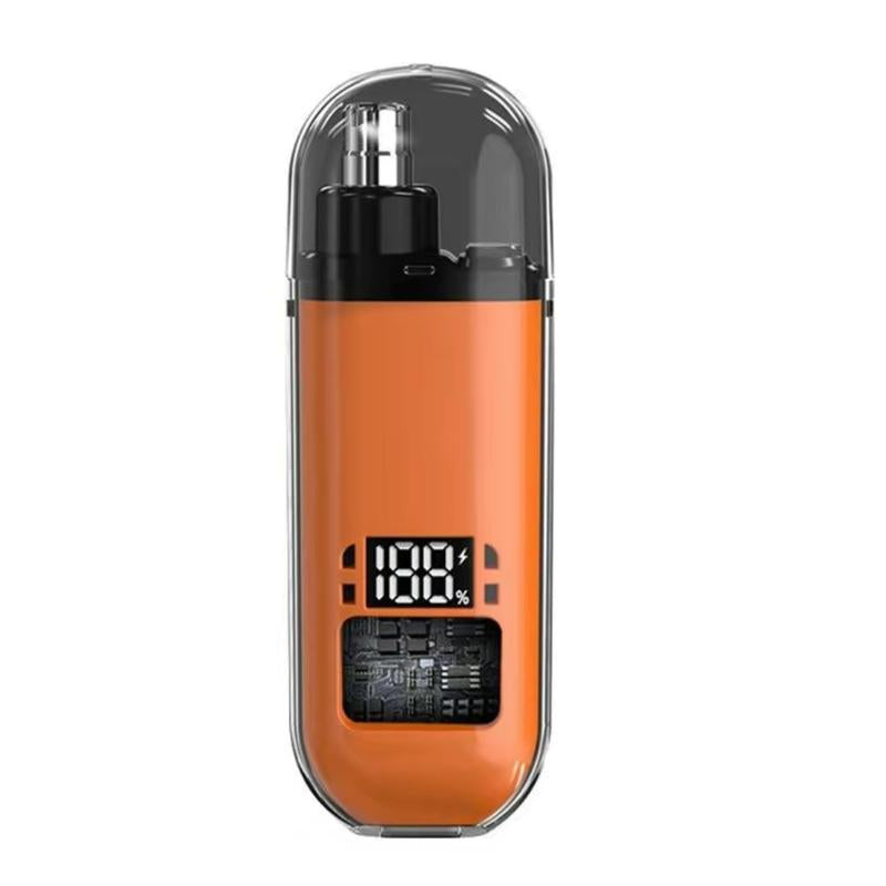 2026 Advanced Rechargeable Nose Hair Trimmer for Men and Women, Painless Eyebrow and Facial Hair Shaver with LED Display, Waterproof Dual Edge Blades for Effortless Cleaning